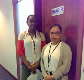 ABIR Interns Arisha Butterfield and Seta Douglas