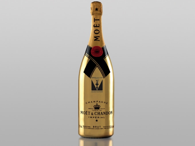 NEW YORK - AUGUST 21, 2014: Moet And Chandon Champagne Presented