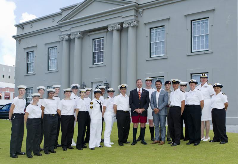 Premier Dunkley welcomed Bermuda’s Sea Cadets (4)