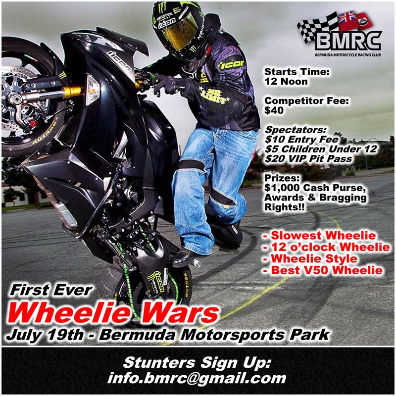 Wheelie Wars Contest Offers 1k Prize Money Bernews