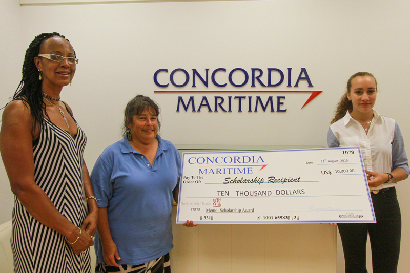 2015 Concordia Maritime Scholarship Recipients