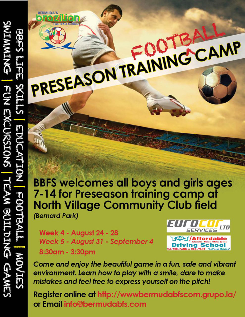 BBFS Preseason Training Camp poster