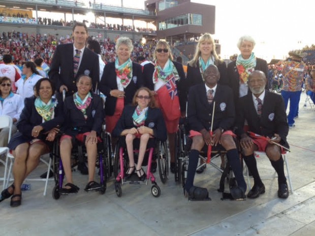 Our team at the opening ceremony