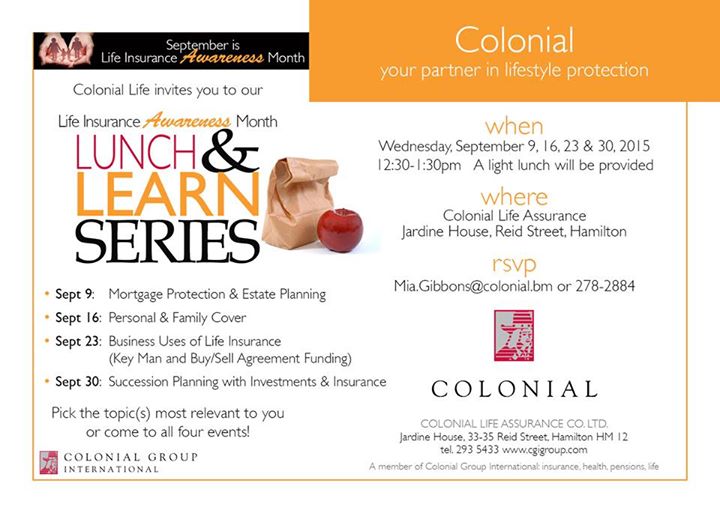 Colonial events sept 2 2015