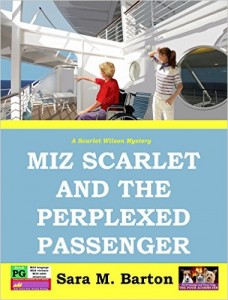 Miz Scarlet and the Perplexed Passenger book cover september 2015