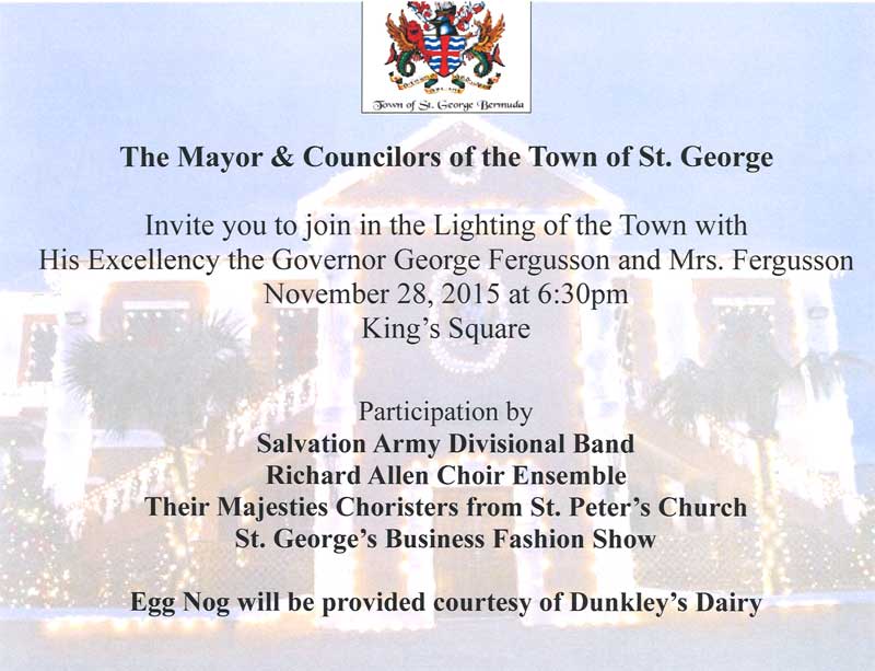 Lighting of Town Poster