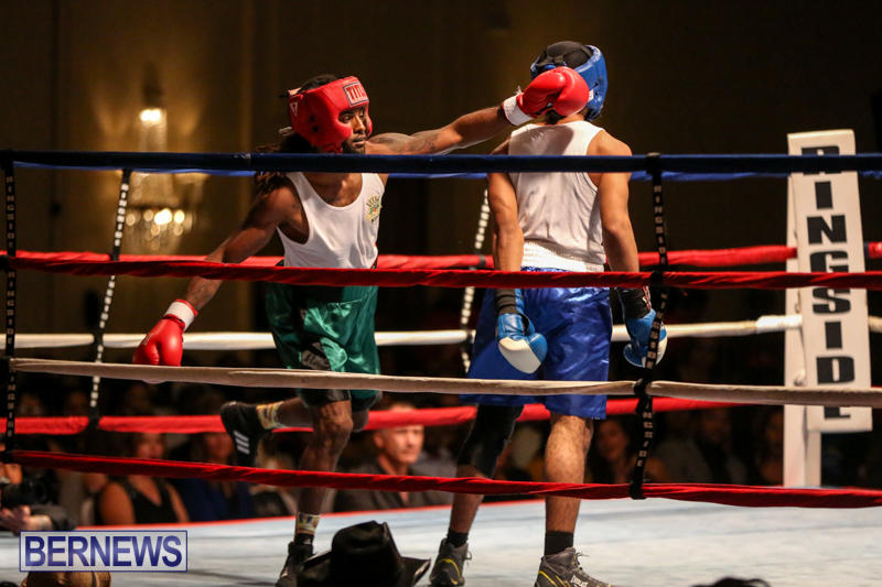 Robert King Somner vs Di'Andre Burgess Boxing Match Bermuda, November 7 2015-1