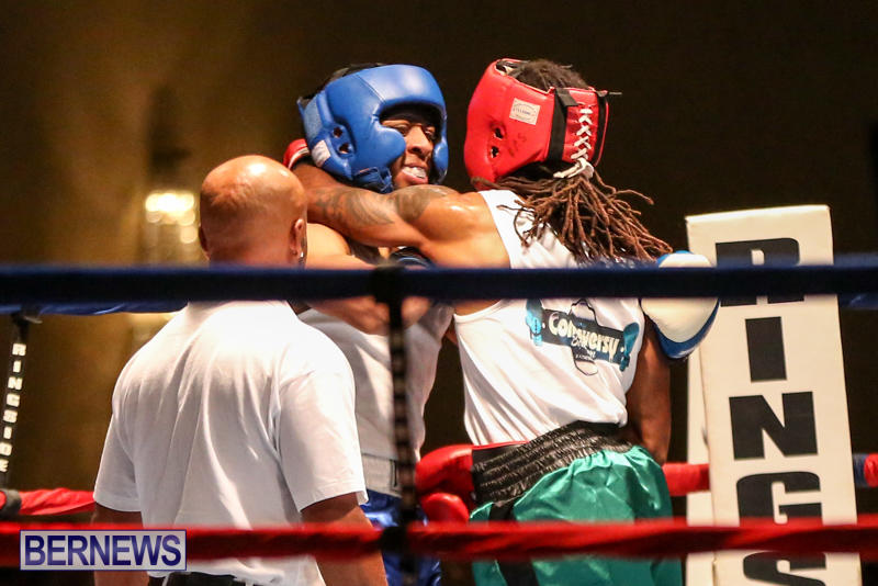 Robert King Somner vs Di'Andre Burgess Boxing Match Bermuda, November 7 2015-10