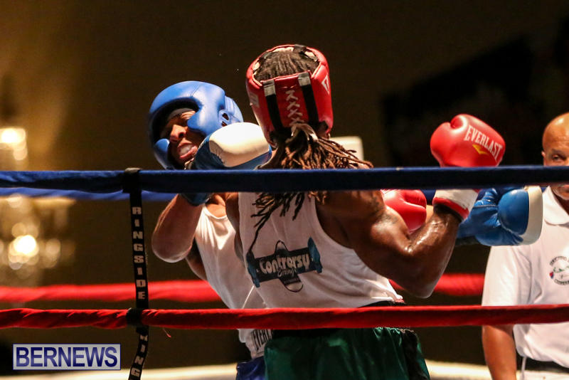 Robert King Somner vs Di'Andre Burgess Boxing Match Bermuda, November 7 2015-13
