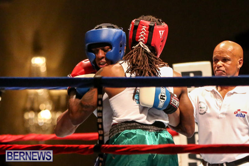 Robert King Somner vs Di'Andre Burgess Boxing Match Bermuda, November 7 2015-14