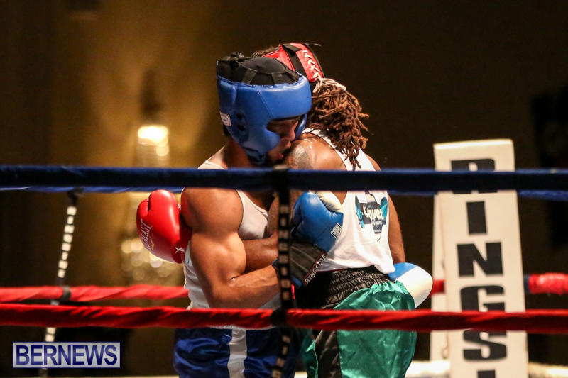 Robert King Somner vs Di'Andre Burgess Boxing Match Bermuda, November 7 2015-16