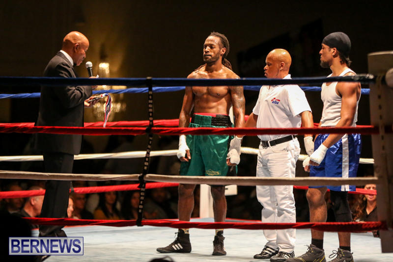 Robert King Somner vs Di'Andre Burgess Boxing Match Bermuda, November 7 2015-17