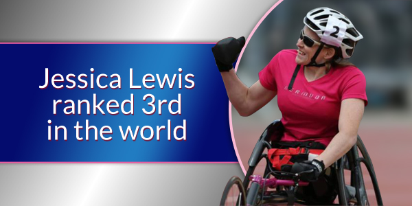 Jessica Lewis ranked 3rd in the world TC Jan 4 2016