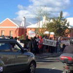 Protesters On East Broadway Bermuda Mar 1 2016 (35)