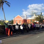 Protesters On East Broadway Bermuda Mar 1 2016 (36)
