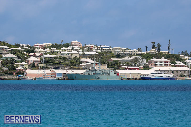 Canadian Navy HMCS Kingston 700 HMCS Moncton 708 Bermuda, May 16 2016 (1)
