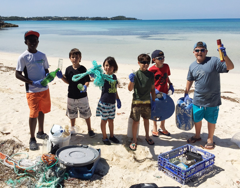 Homeschoolers Cleanup Bermuda May 27 2016 (1)