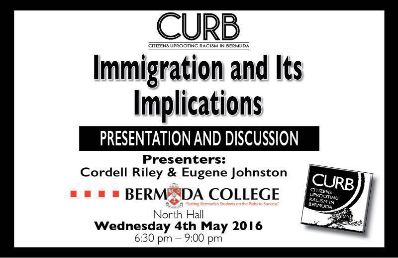 Immigration and Its Implications by CURB May 3 2016