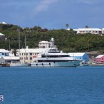 Kisses super yacht At Ordnance Island Bermuda May 2 2016 2