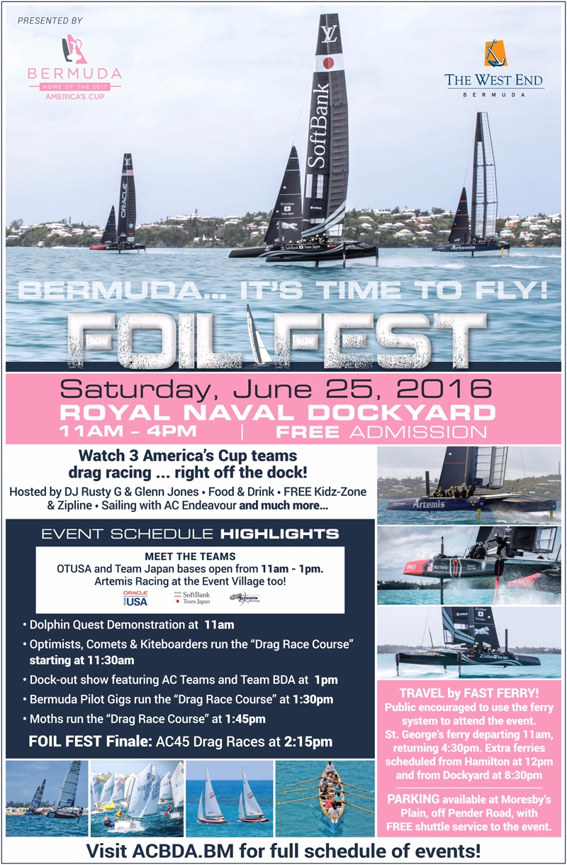Foil Fest Bermuda Poster 2016