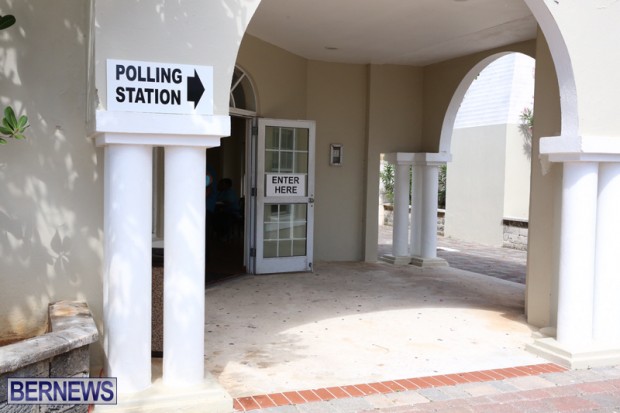 Pennos Wharf Polling Station Bermuda June 23 2016