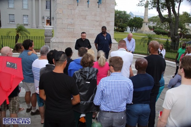 gathering to show support for Orlando June 2016 (1)