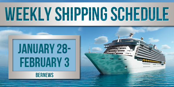 Weekly Shipping Schedule Bermuda TC January 28 - February 3 2017
