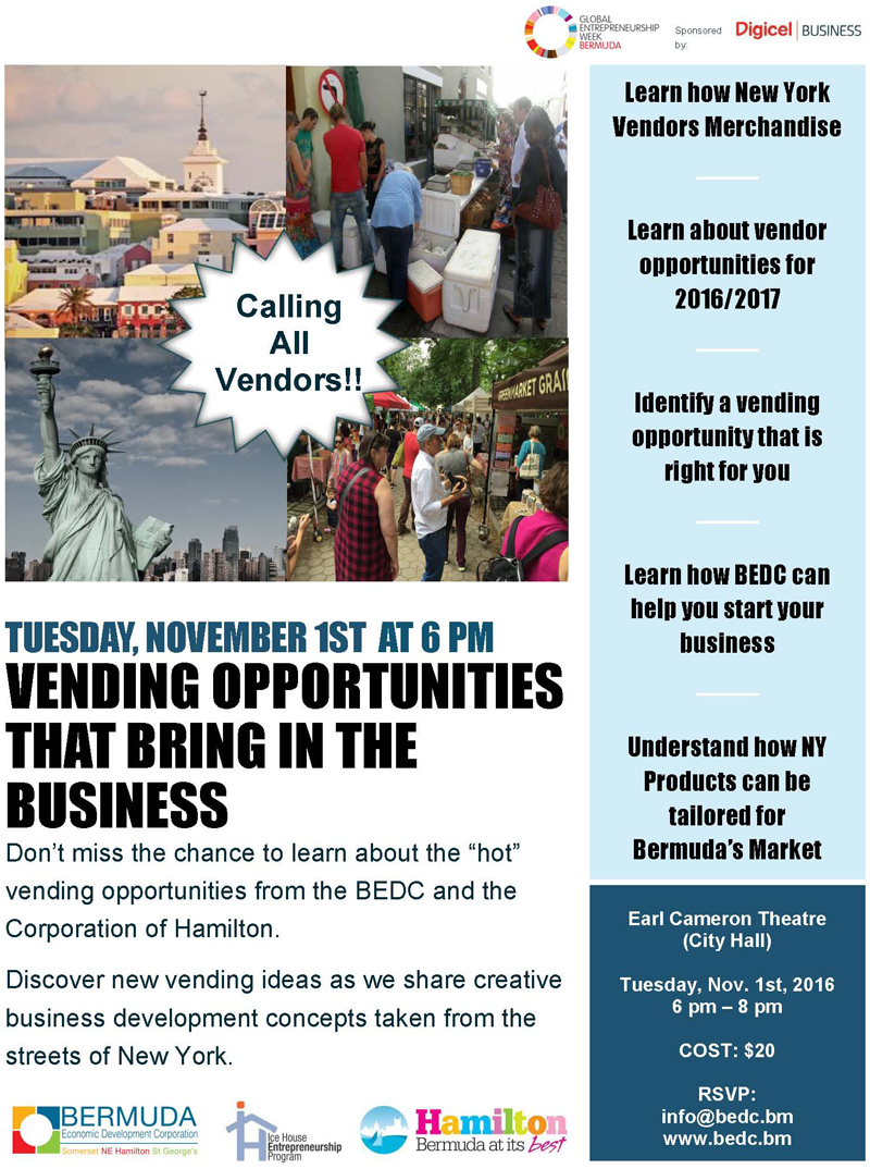 Vending Opportunities That Bring In The Business Bermuda Oct 24 2016