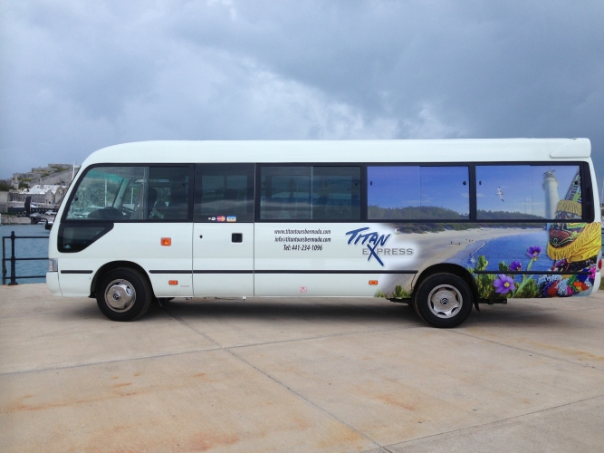 Titan Express Offers Minibuses With Free WiFi - Bernews