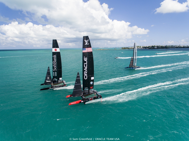 Bart's Bash - ORACLE TEAM USA training in Bermuda for the AC45S