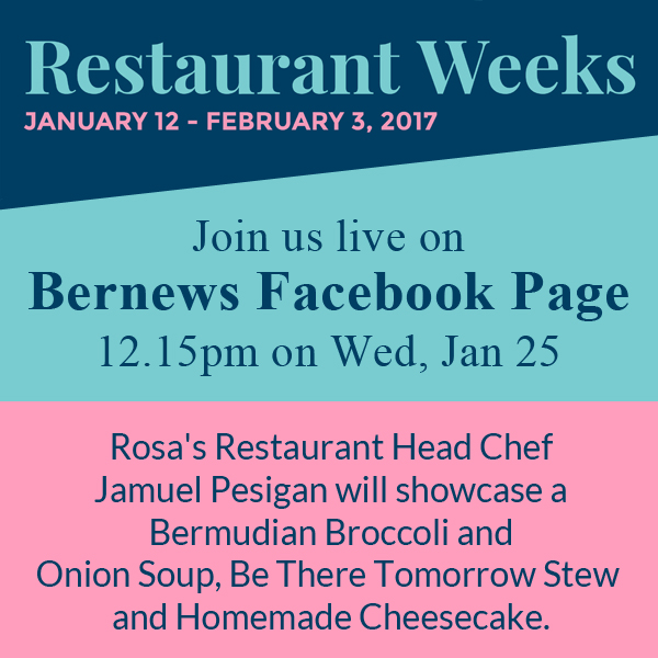 Live Restaurant Weeks Preview On Wednesday Bernews