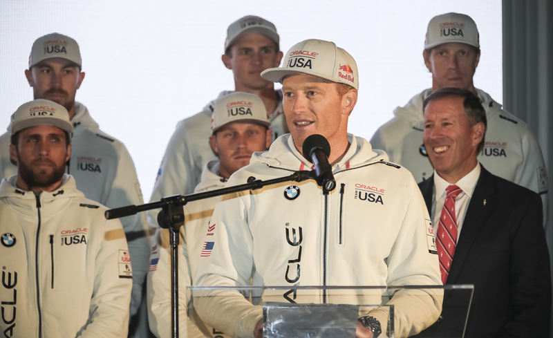 BMW Oracle Team USA Unveiling Ceremony