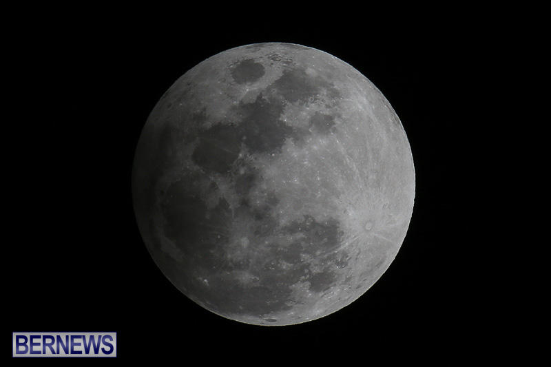 Full Snow Moon penumbra lunar eclipse Bermuda, February 10 2017-1
