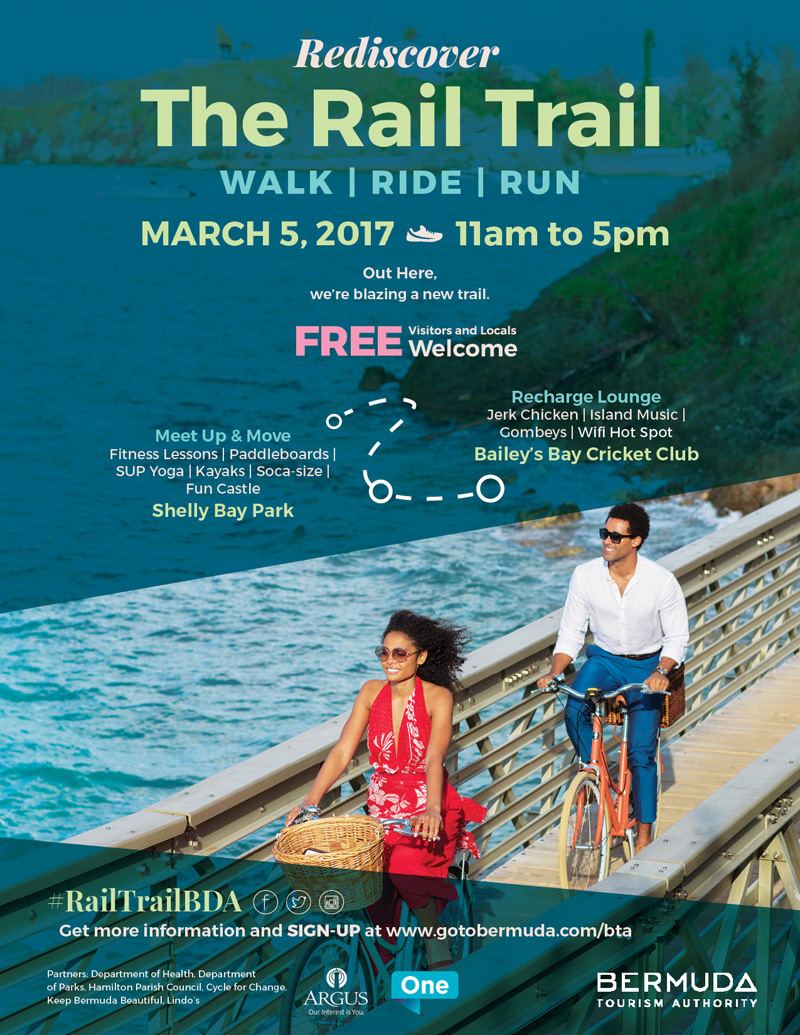 ReDiscover  the RailTrail Bermuda Feb 20 2017