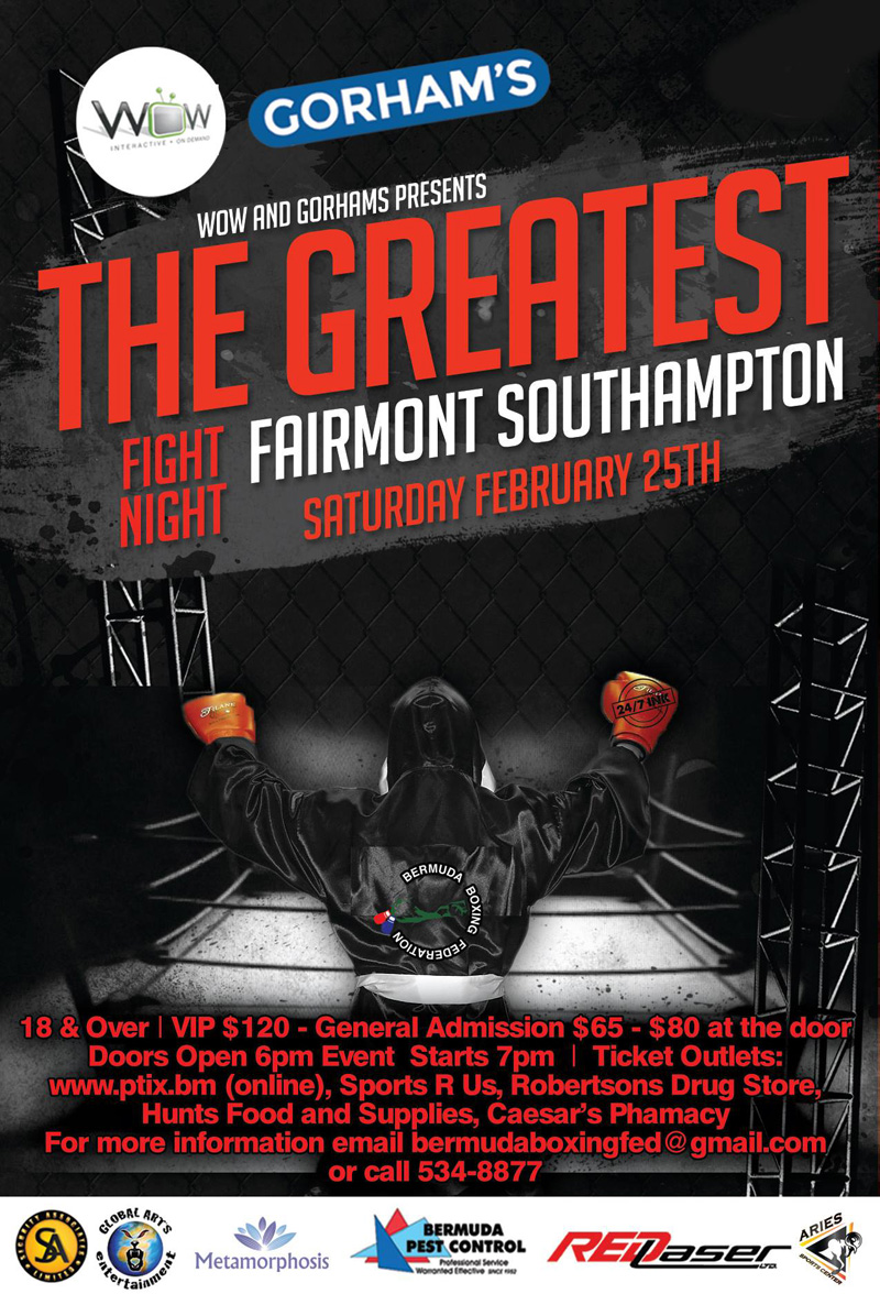 The Greatest Fight Night Bermuda February 2017