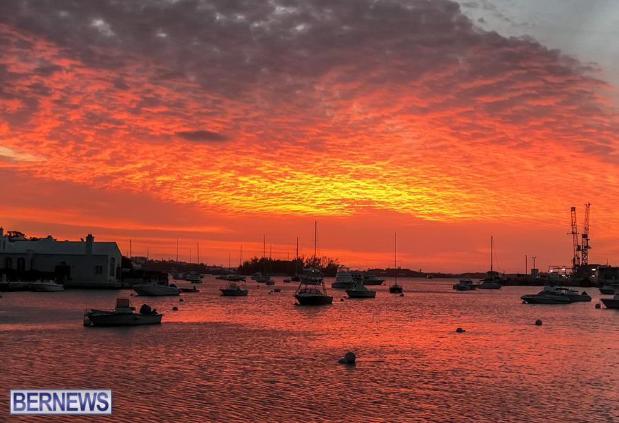 354-A-beautiful-sunset-from-Hamilton-Bermuda