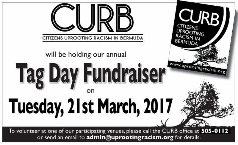 CURB Tag Day Fundraiser Bermuda March 2017