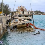 Sunken Boat Ships Marginal Wharf Bermuda, March 30 2017-1