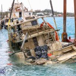 Sunken Boat Ships Marginal Wharf Bermuda, March 30 2017-15
