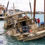 Sunken Boat Ships Marginal Wharf Bermuda, March 30 2017-20