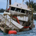 Sunken Boat Ships Marginal Wharf Bermuda, March 30 2017-28