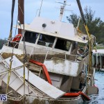 Sunken Boat Ships Marginal Wharf Bermuda, March 30 2017-30