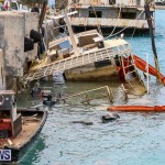 Sunken Boat Ships Marginal Wharf Bermuda, March 30 2017-5