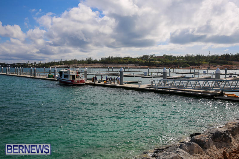 Caroline Bay Marina Dock Wetting Bermuda, April 24 2017-1