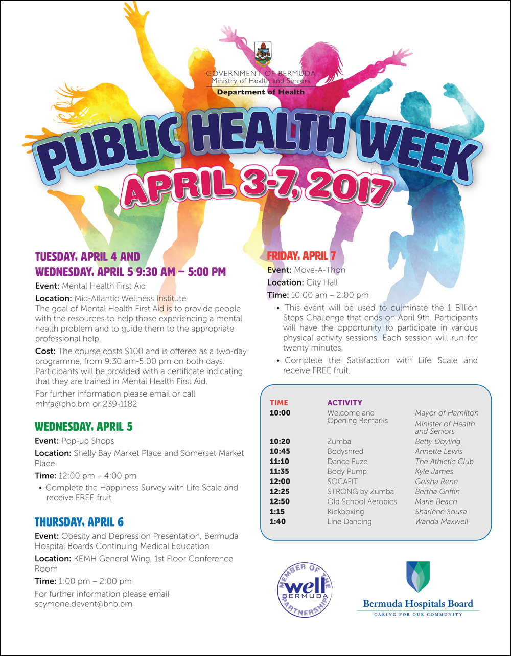 Events Set To Celebrate 'Public Health Week' Bernews