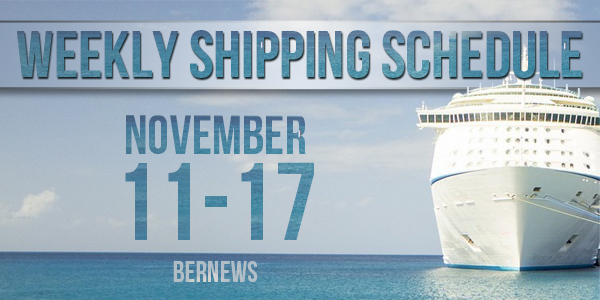 Weekly Shipping Schedule TC November 11 - 17 2017
