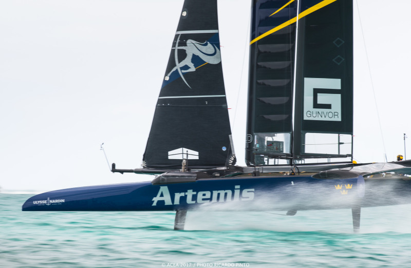 Photos: America's Cup Teams Practice Racing - Bernews