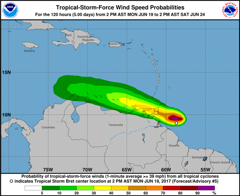 Tropical Storm Bret Forms In The Atlantic Bernews