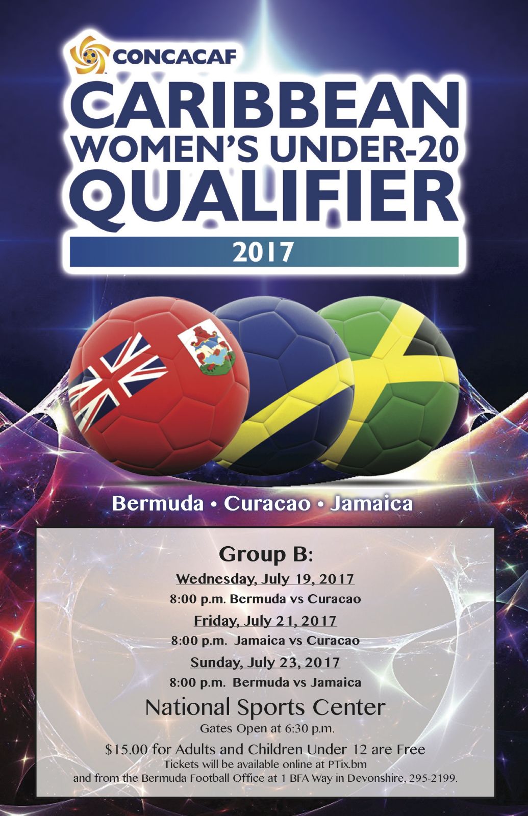 Caribbean Women's Under-20 Qualifier Bermuda July 2017