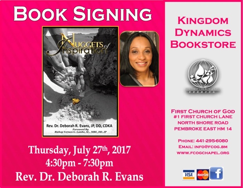 Pastor Evans - Book Signing July 27 2017